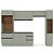 Cozinha Modulada Koya 306,8x214cm 5 Peças com Torre Quente e Rodapé - Imagem 3