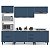 Cozinha Modulada Meena 270x224,5cm 5 Peças e Balcões com Tampo - Imagem 2
