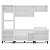 Cozinha Modulada Meena 5 Peças 270x224,5cm com Torre Quente e Balcões - Imagem 5