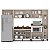 Cozinha Modulada Koya 316,8x214cm 6 Peças Paneleiro e Balcão com Tampo - Imagem 3