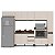 Cozinha Modulada Koya 316,8x214cm 6 Peças Paneleiro e Balcão com Tampo - Imagem 2