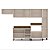Cozinha Modulada Koya 316,8x214cm 6 Peças Paneleiro e Balcão com Tampo - Imagem 5