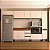 Cozinha Modulada Koya 316,8x214cm 6 Peças Paneleiro e Balcão com Tampo - Imagem 1