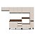 Cozinha Modulada Koya 316,8x214cm 6 Peças Paneleiro e Balcão com Tampo - Imagem 4