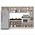 Cozinha Modulada Koya 316,8x214cm 6 Peças Balcões com Tampo e Rodapé - Imagem 3