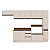 Cozinha Modulada Koya 316,8x214cm 6 Peças Balcões com Tampo e Rodapé - Imagem 4