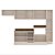 Cozinha Modulada Koya 316,8x214cm 6 Peças Balcões com Tampo e Rodapé - Imagem 5