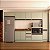 Cozinha Modulada Koya 316,8x214cm 6 Peças Balcões com Tampo e Rodapé - Imagem 7