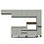 Cozinha Modulada Koya 316,8x214cm 6 Peças Balcões com 3 Gavetas - Imagem 10