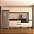 Cozinha Modulada Koya 316,8x214cm 6 Peças Balcões com 3 Gavetas - Imagem 1