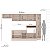 Cozinha Modulada Koya 316,8x214cm 6 Peças Paneleiro e Balcões c/Rodapé - Imagem 6