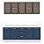 Cozinha Modulada Amara 200x224,5cm 4 Peças Balcões com Tampo e Rodapé - Imagem 3