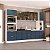 Cozinha Modulada Amara 310x224,5cm 6 Peças Balcões com Rodapé - Imagem 1