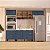 Cozinha Modulada Amara 270x224,5cm 4 Peças com Tampo e Torre Quente - Imagem 1