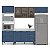 Cozinha Modulada Amara 270x224,5cm 4 Peças com Tampo e Torre Quente - Imagem 2