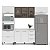 Cozinha Modulada Amara 270x224,5cm 4 Peças com Tampo e Torre Quente - Imagem 7