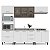 Cozinha Modulada Amara 270x224,5cm 5 Peças Armários Aéreos Porta Vidro - Imagem 7