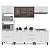 Cozinha Modulada Amara 270x224,5cm 5 Peças com Tampo e Portas de Vidro - Imagem 7
