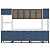 Cozinha Modulada Amara 310x224,5cm 6 Peças com Tampo e Portas de Vidro - Imagem 3