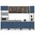 Cozinha Modulada Amara 310x224,5cm 6 Peças Aéreos com Porta de Vidro - Imagem 3