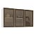 Armário Aéreo para Cozinha Amara 120x66cm com 3 Portas de Vidro - Imagem 2
