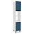 Armário Paneleiro para Cozinha Meena 40x224,5cm 2 Portas e 2 Nichos - Imagem 2