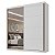 Guarda Roupa Star New 100% MDF 219cm 2 Portas Correr com Espelho - Imagem 3