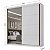 Guarda Roupa Star New 100% MDF 219cm 2 Portas Correr com Espelho - Imagem 6