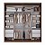 Guarda Roupa Star New 100% MDF 219cm 2 Portas Correr com Espelho - Imagem 15