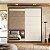 Guarda Roupa Star New 100% MDF 219cm 2 Portas Correr com Espelho - Imagem 11