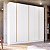 Guarda Roupa Línea 100% MDF 240x230cm 6 Portas 4 Gavetas Puxadores Usinados - Imagem 1