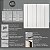 Guarda Roupa Línea 100% MDF 240x230cm 6 Portas 4 Gavetas Puxadores Usinados - Imagem 8