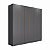 Guarda Roupa Línea 100% MDF 240x230cm 6 Portas 4 Gavetas Puxadores Usinados - Imagem 11