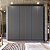 Guarda Roupa Línea 100% MDF 240x230cm 6 Portas 4 Gavetas Puxadores Usinados - Imagem 10