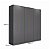 Guarda Roupa Línea 100% MDF 240x230cm 6 Portas 4 Gavetas Puxadores Usinados - Imagem 15
