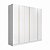 Guarda Roupa Línea 100% MDF 240x230cm 6 Portas 4 Gavetas Puxadores Usinados - Imagem 3