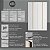 Roupeiro Línea 100%MDF 160,5x230cm 4 Portas 2 Gavetas Puxadores Usinados - Imagem 7