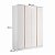Roupeiro Línea 100%MDF 160,5x230cm 4 Portas 2 Gavetas Puxadores Usinados - Imagem 6