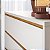 Cômoda para Quarto Línea 100% MDF 90x91,2m 4 Gavetas Puxadores Cava - Imagem 3