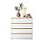 Cômoda para Quarto Línea 100% MDF 90x91,2m 4 Gavetas Puxadores Cava - Imagem 5