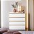 Cômoda para Quarto Línea 100% MDF 90x91,2m 4 Gavetas Puxadores Cava - Imagem 2
