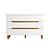 Cômoda para Quarto Viena 100% MDF 136x88,7cm 6 Gavetas Puxadores Cava - Imagem 4