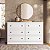 Cômoda para Quarto Fort 100% MDF 140x85,7cm 6 Gavetas Puxador em Ponto - Imagem 1