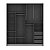 Guarda Roupa Ravi New 100% MDF 200x230cm 2 Portas de Correr Reflecta com Led - Imagem 15