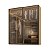 Guarda Roupa Ravi New 100% MDF 200x230cm 2 Portas de Correr Reflecta com Led - Imagem 22