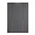 Roupeiro Viena 100% MDF 160,5x230cm 4 Portas e 2 Gavetas Puxadores Embutidos - Imagem 9