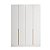 Roupeiro Viena 100% MDF 160,5x230cm 4 Portas e 2 Gavetas Puxadores Embutidos - Imagem 3