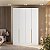 Roupeiro Viena 100% MDF 160,5x230cm 4 Portas e 2 Gavetas Puxadores Embutidos - Imagem 1