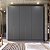 Guarda Roupa Viena 100% MDF 240x230cm 6 Portas e 4 Gavetas Puxadores Embutidos - Imagem 8
