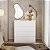 Cômoda para Quarto Lince 100% MDF 90x91cm 4 Gavetas Puxadores Cava - Imagem 2